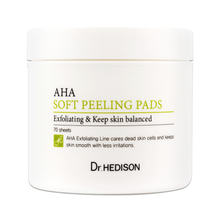 Load image into Gallery viewer, Dr. Hedison AHA Soft Peeling Pads (70 pads)