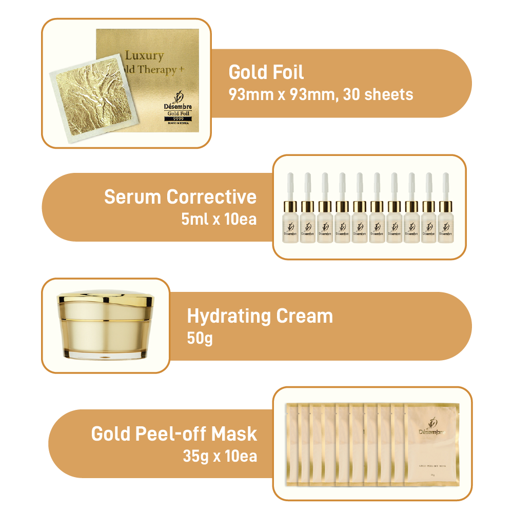 24K Luxury Gold Therapy Set – JNS Costech 24K Luxury Gold Therapy Set – JNS Costech