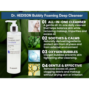 Dr. Hedison Bubbly Foaming Deep Cleanser (250ml)