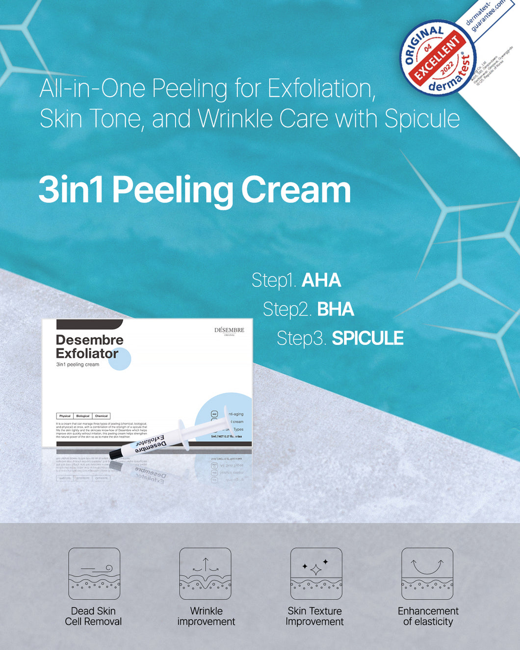DESEMBRE 3IN1 PEELING CREAM (5g X 6EA)