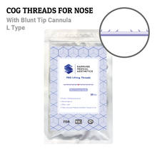 Load image into Gallery viewer, [Cog for Nose] Sapphire PDO Threads 20pcs/pack
