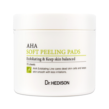 Load image into Gallery viewer, Dr. Hedison AHA Soft Peeling Pads (70 pads)

