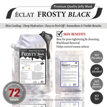 Load image into Gallery viewer, ECLAT FROSTY [Black] Peel-off Facial Mask Jelly Type
