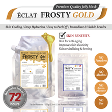 Load image into Gallery viewer, ECLAT FROSTY [Gold] Peel-off Facial Mask Jelly Type
