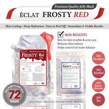 Load image into Gallery viewer, ECLAT FROSTY [Red] Peel-off Facial Mask Jelly Type
