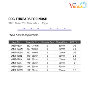 [Cog for Nose] Ultra Venus PDO Threads 20pcs/pack